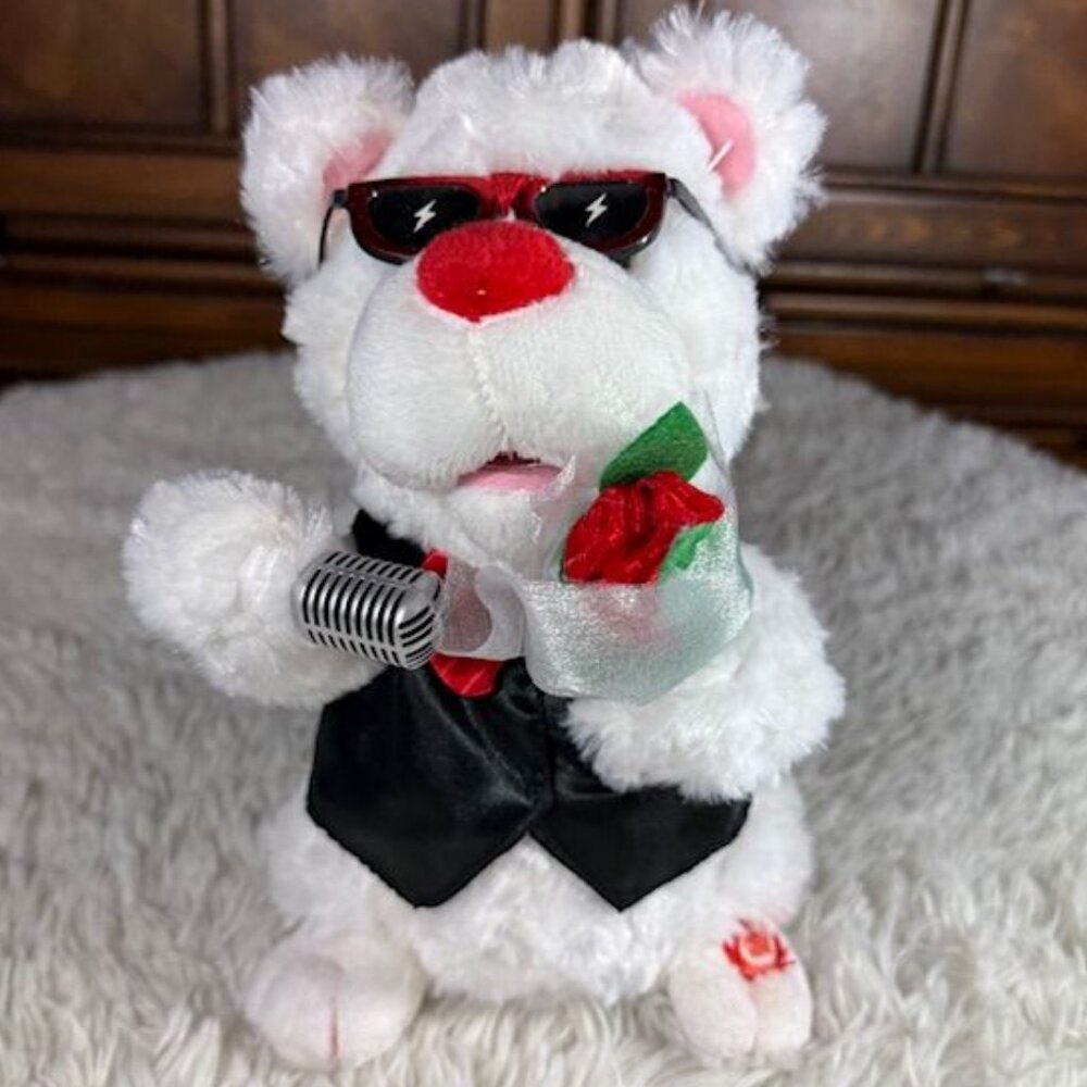 DREAM LOVER Animated Singing Bear 'I Can't Help Myself (Sugar Pie Honey Bunch)'